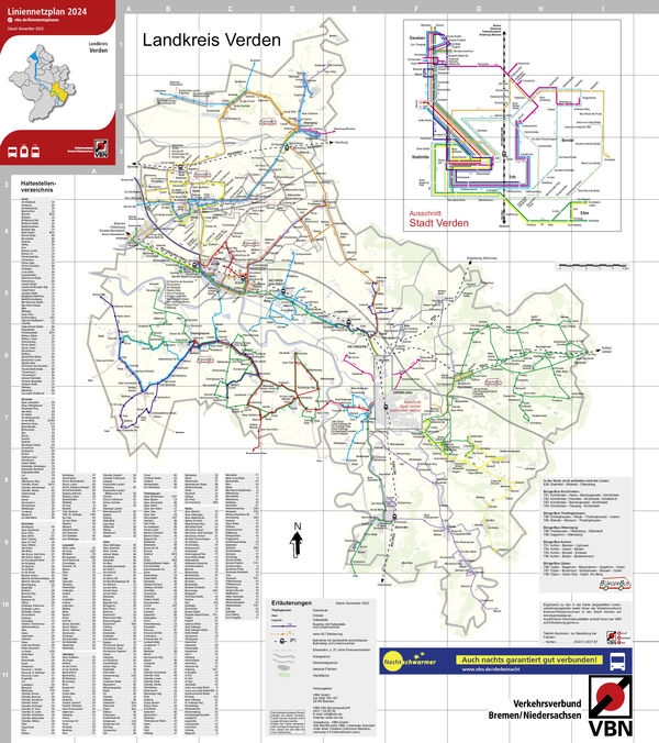 Liniennetzplan Landkreis Verden