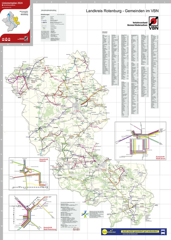 Liniennetzplan Landkreis Rotenburg