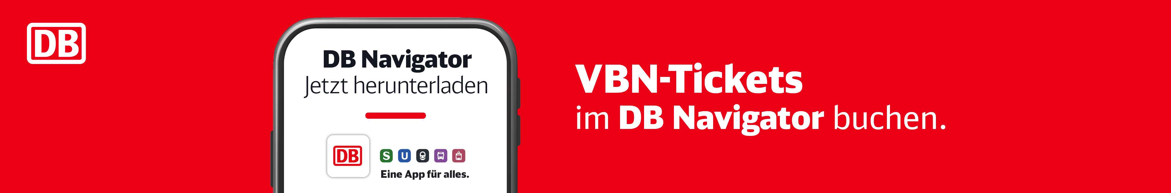 VBN Tickets im DB Navigator buchen